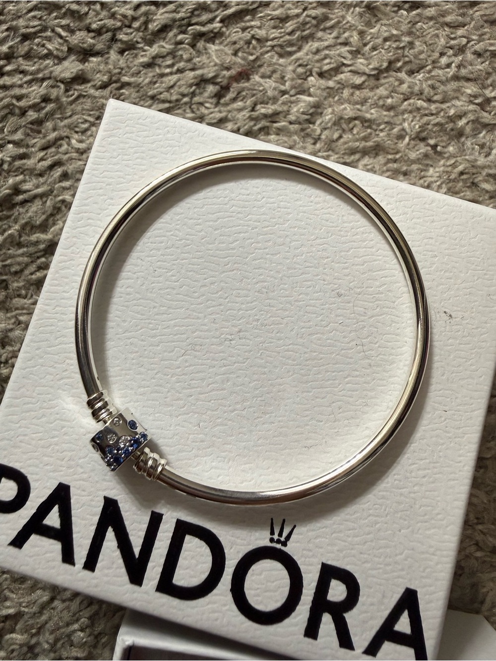 Pandora sparkling barrel clasp bracelet - Picture 6 of 6